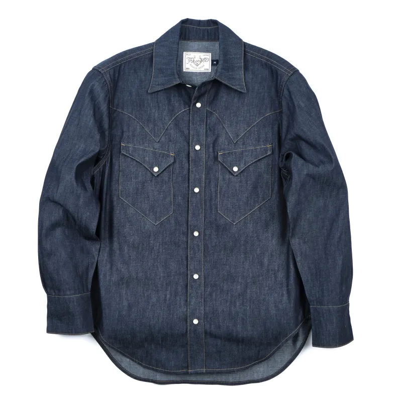 Northfork 6 Ounce Rinsed Denim made by Freenote Cloth