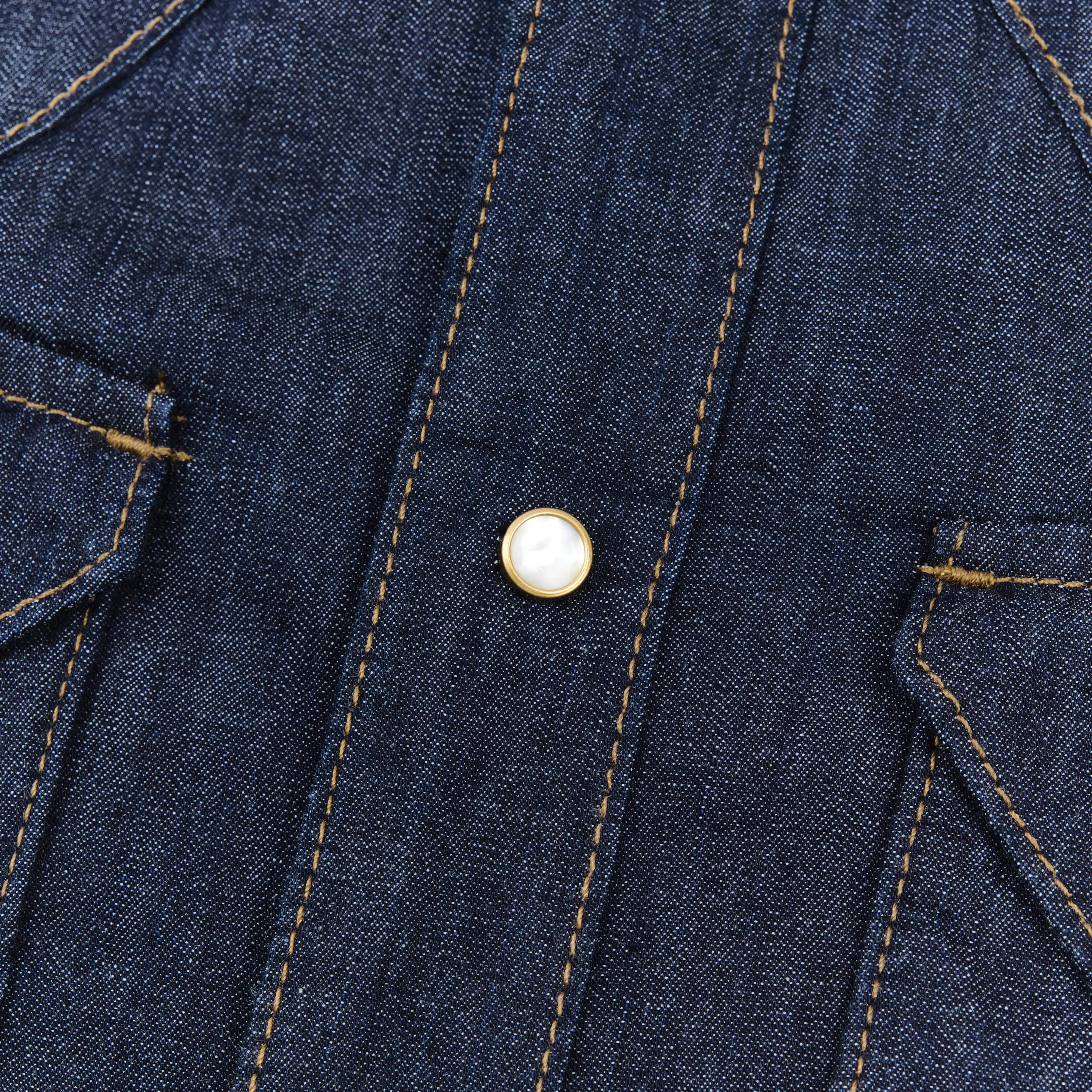 Northfork SS 6 Ounce Rinsed Denim sold by Freenote Cloth product image thumbnail 4