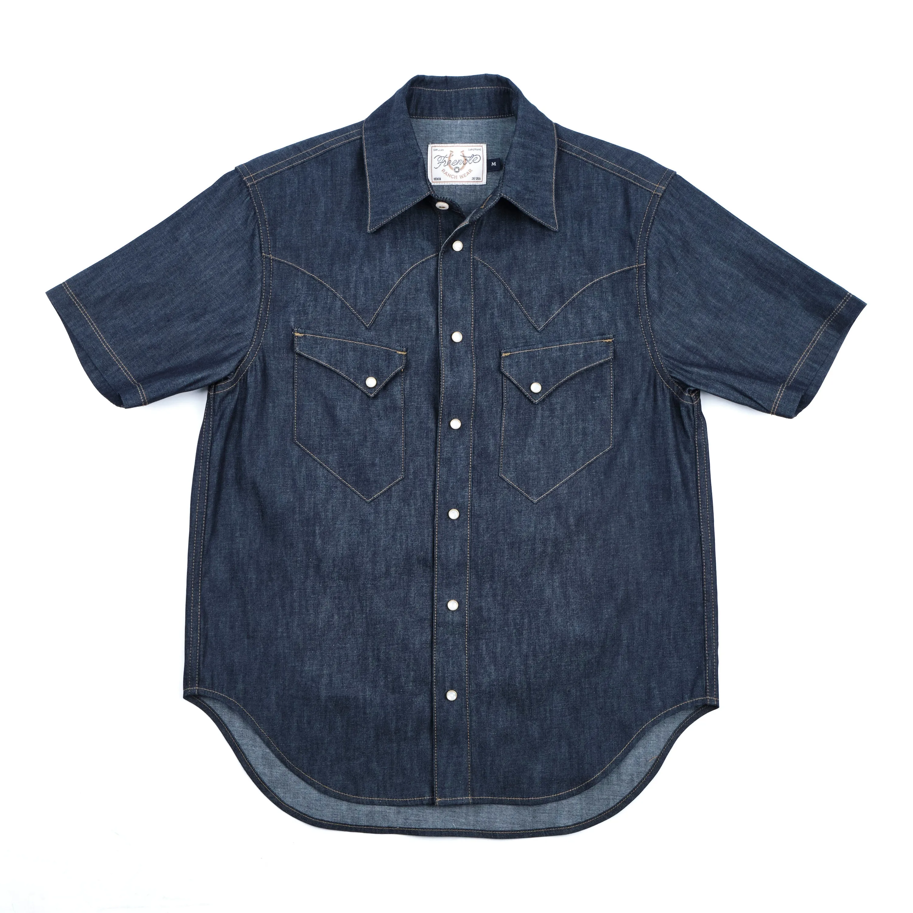 Northfork SS 6 Ounce Rinsed Denim sold by Freenote Cloth