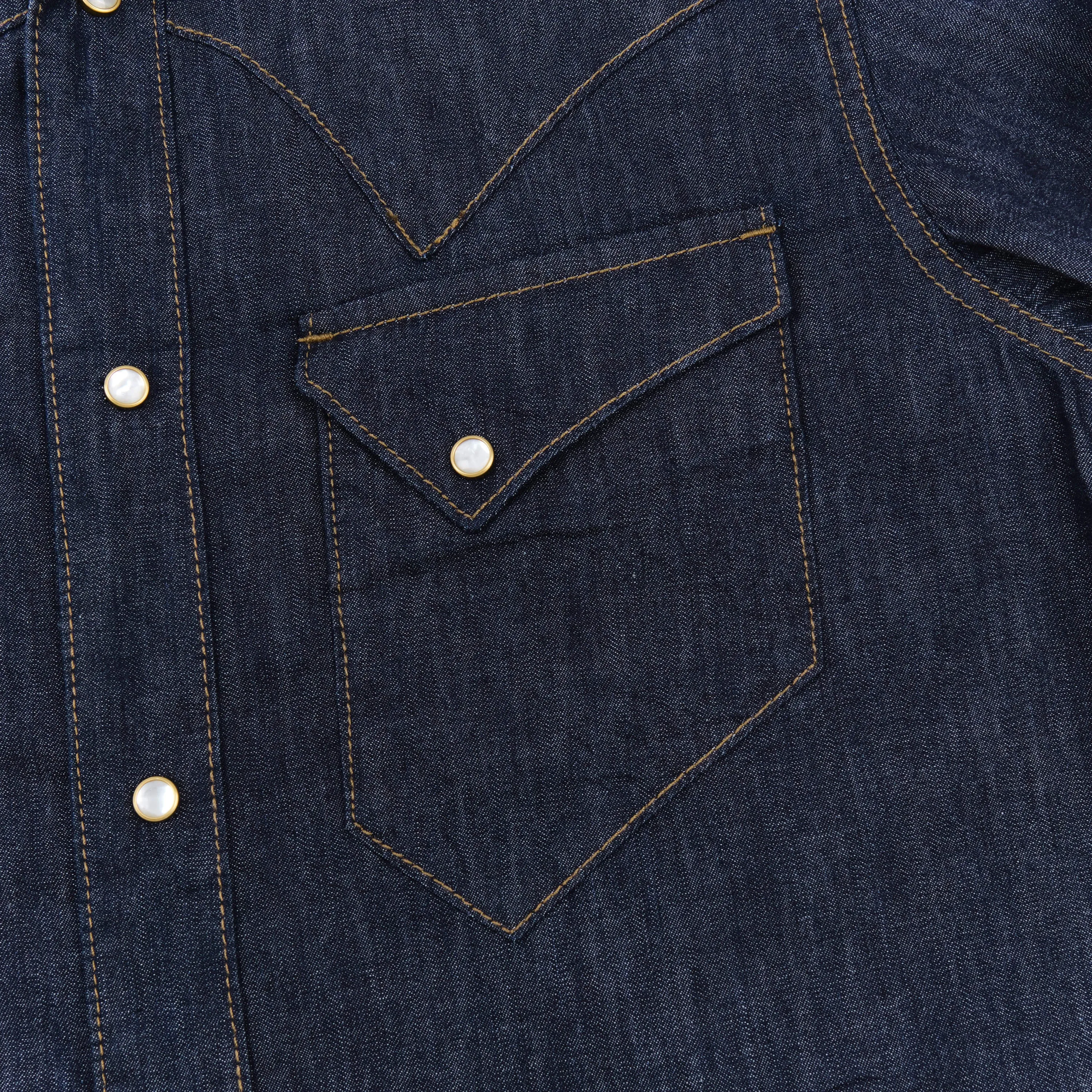Northfork SS 6 Ounce Rinsed Denim sold by Freenote Cloth product image thumbnail 3