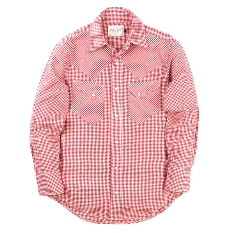 Northfork Red Gingham made by Freenote Cloth