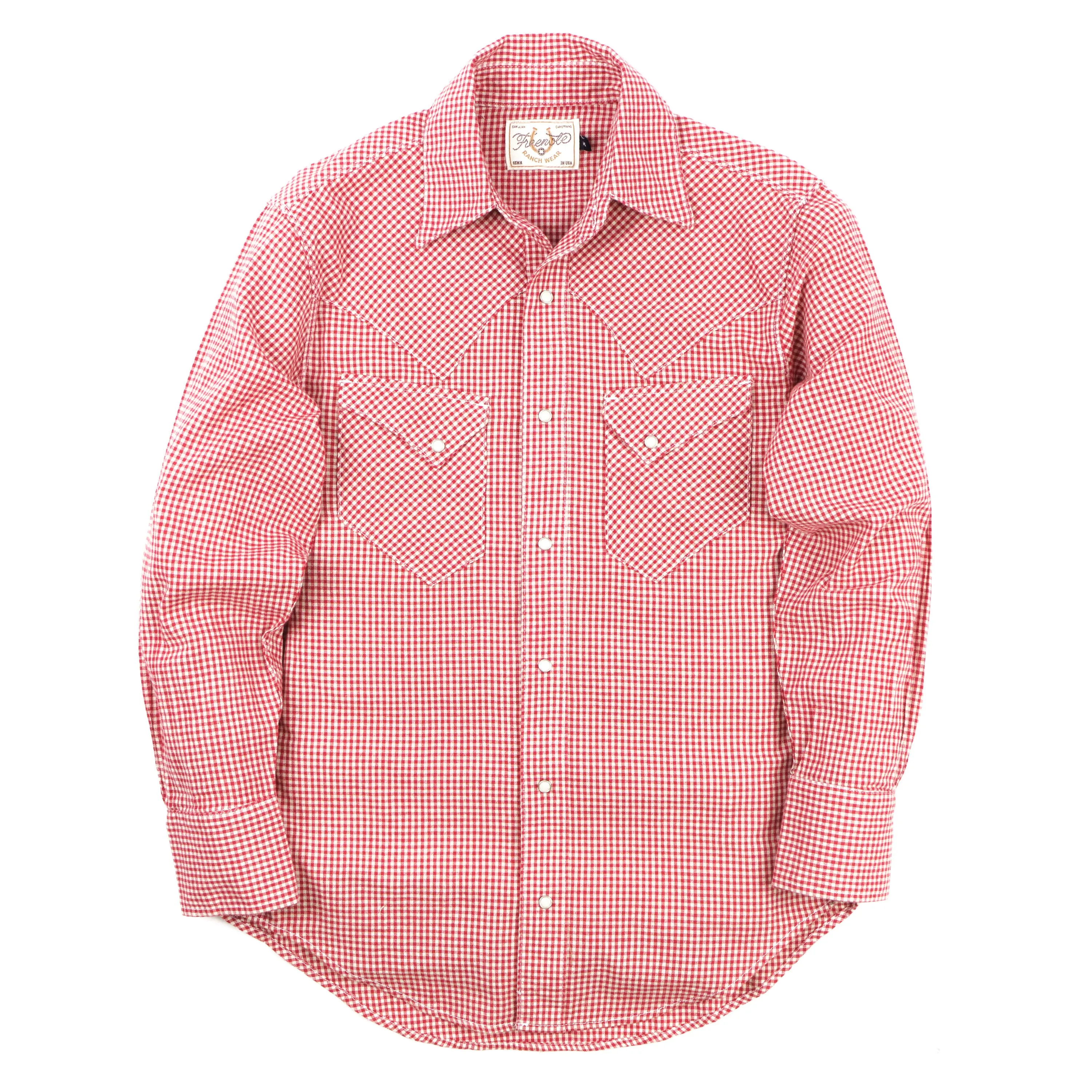 Northfork Red Gingham sold by Freenote Cloth
