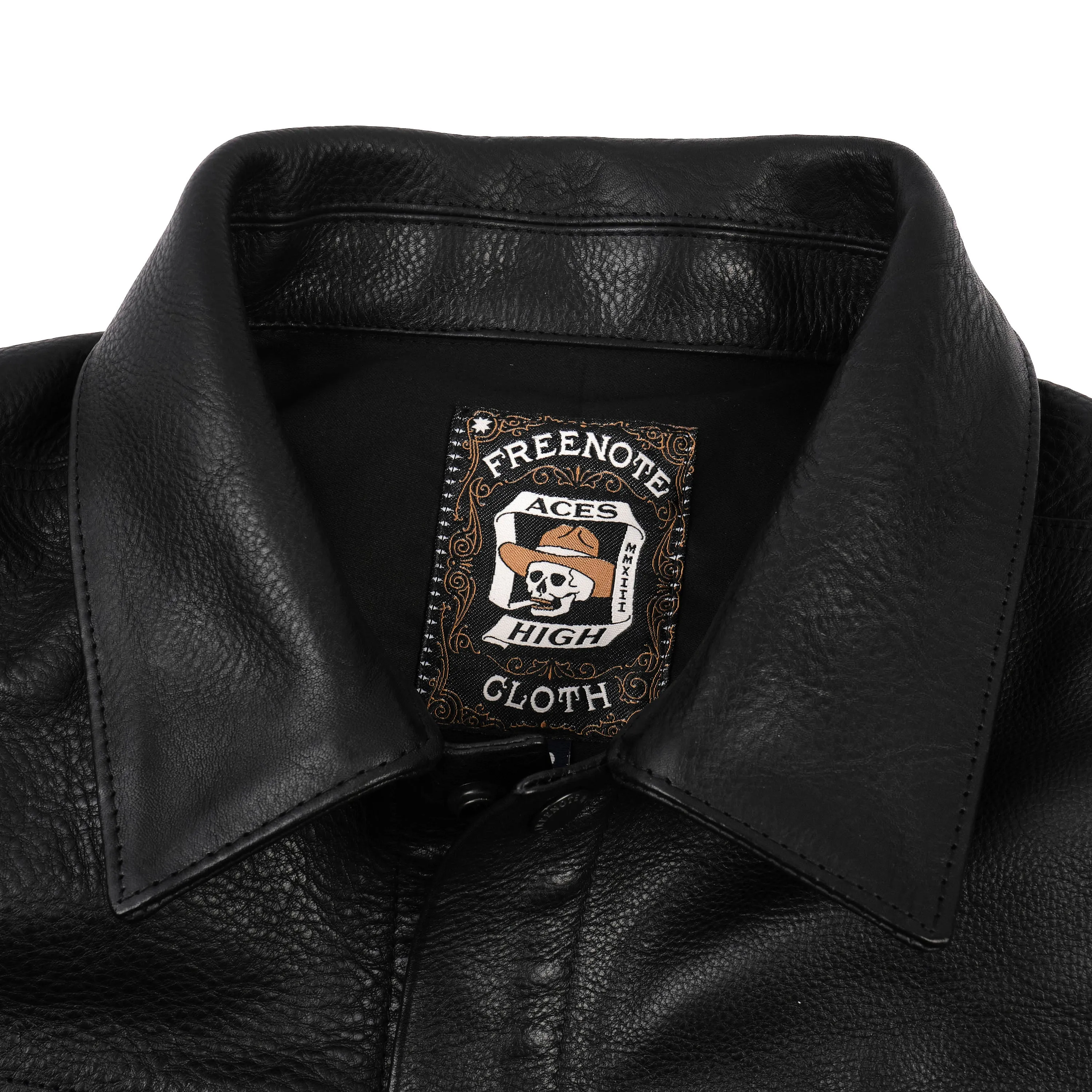 Riders Jacket Black Steerhide sold by Freenote Cloth product image thumbnail 2