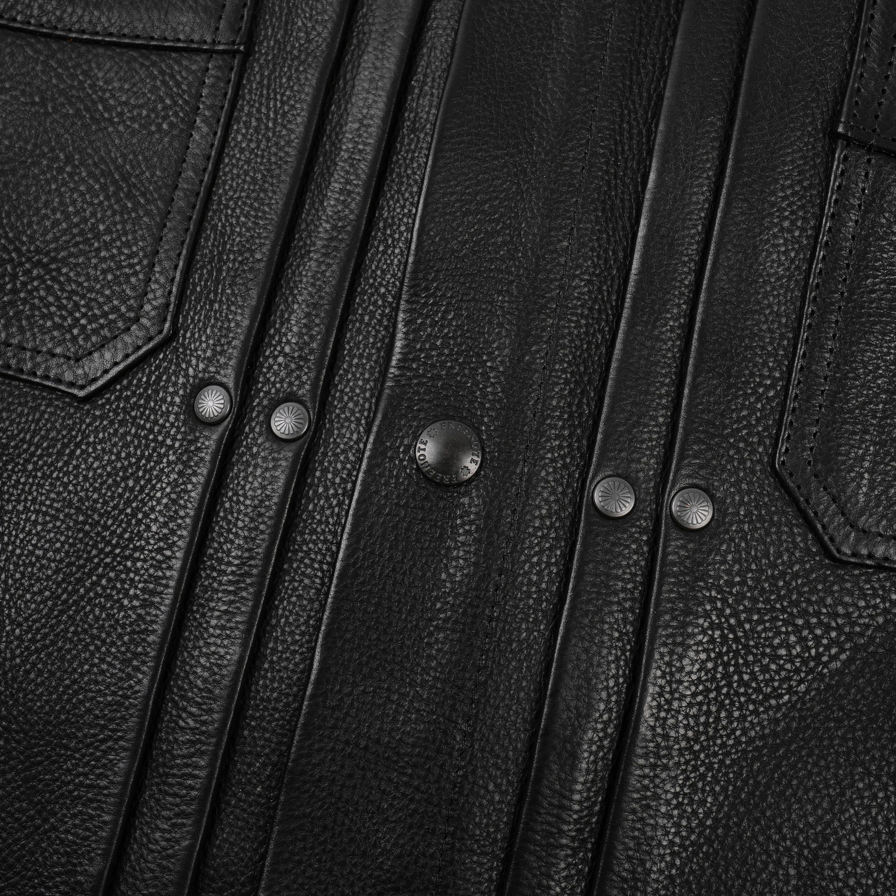 Riders Jacket Black Steerhide sold by Freenote Cloth product image thumbnail 5