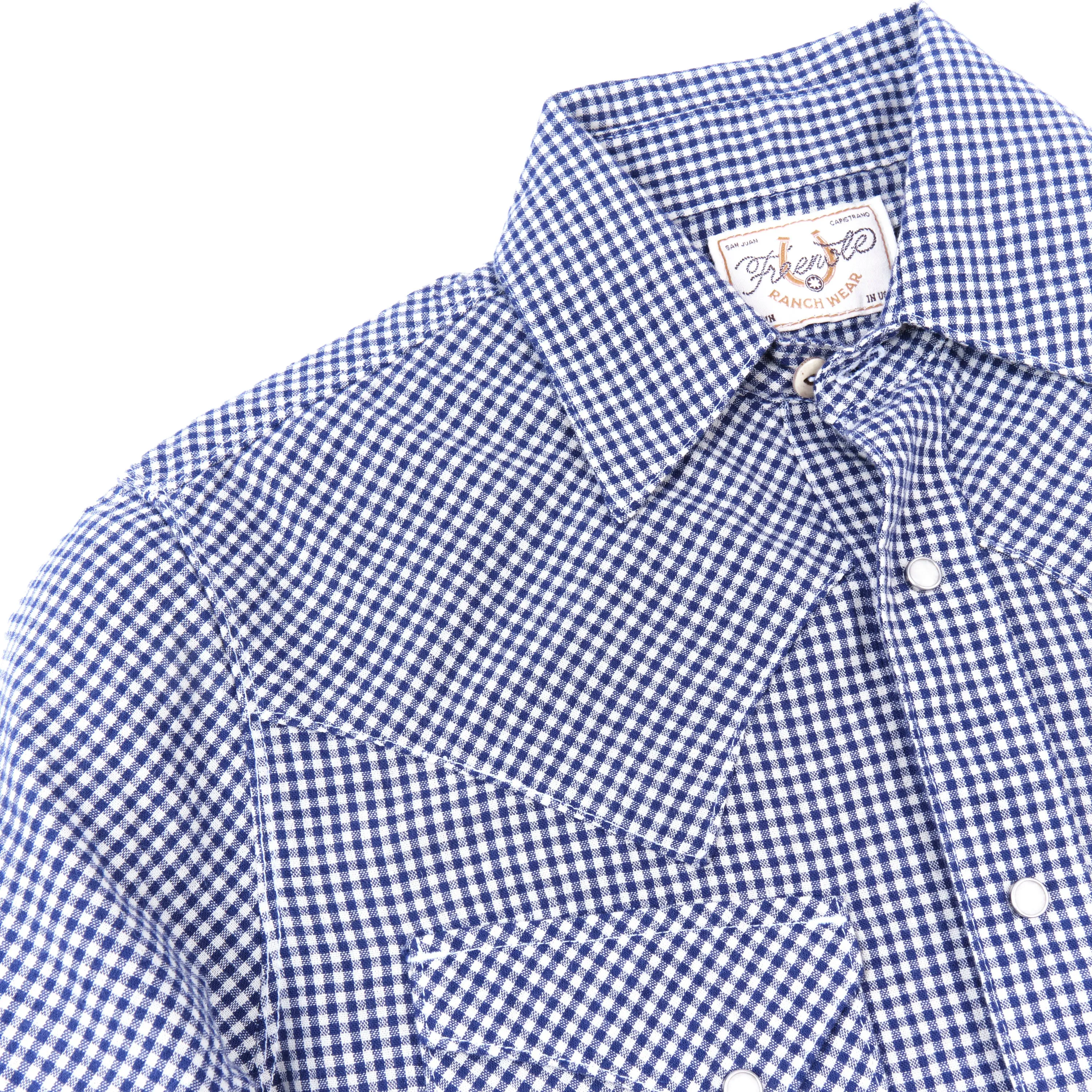 Northfork SS Blue Gingham sold by Freenote Cloth product image thumbnail 5