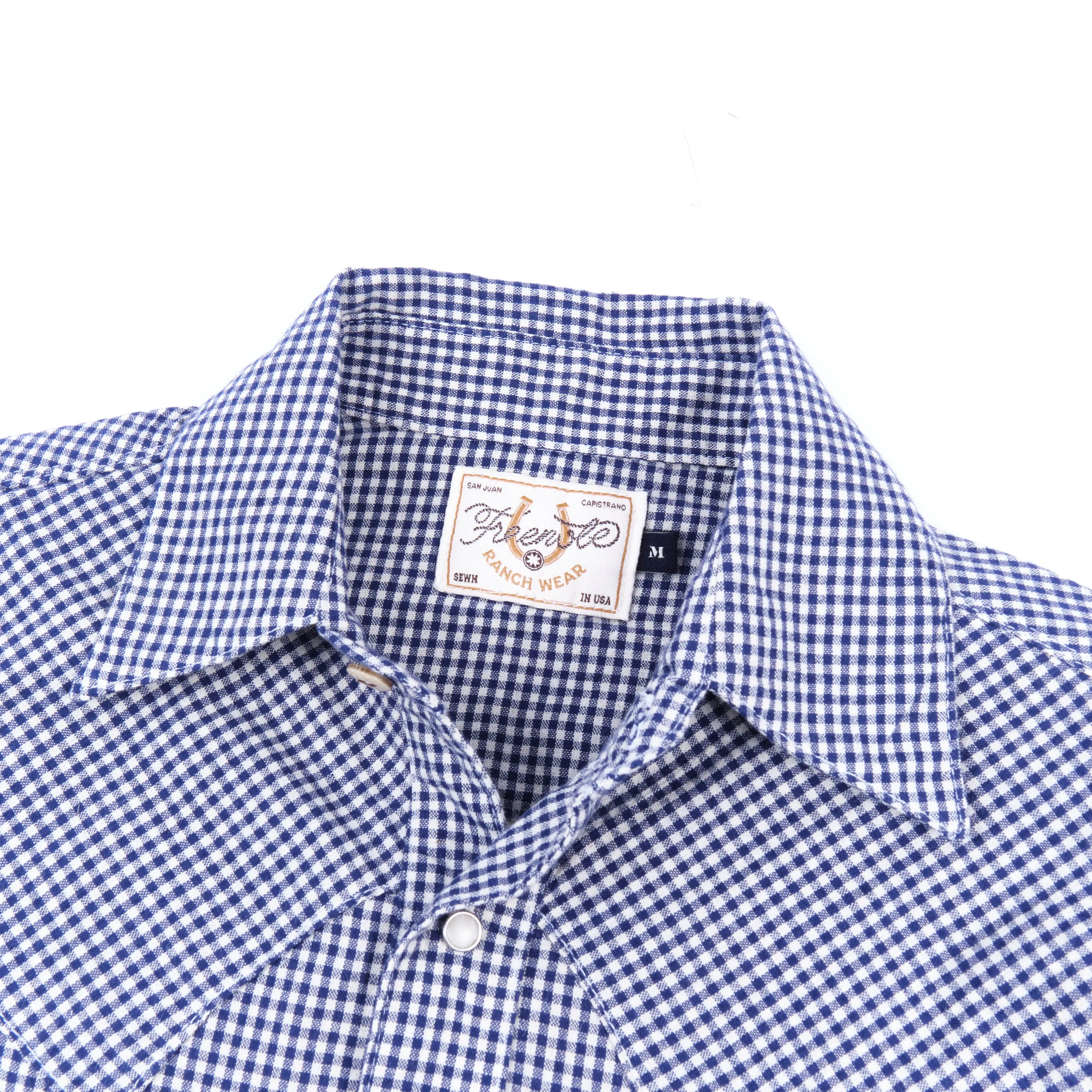 Northfork SS Blue Gingham sold by Freenote Cloth product image thumbnail 3