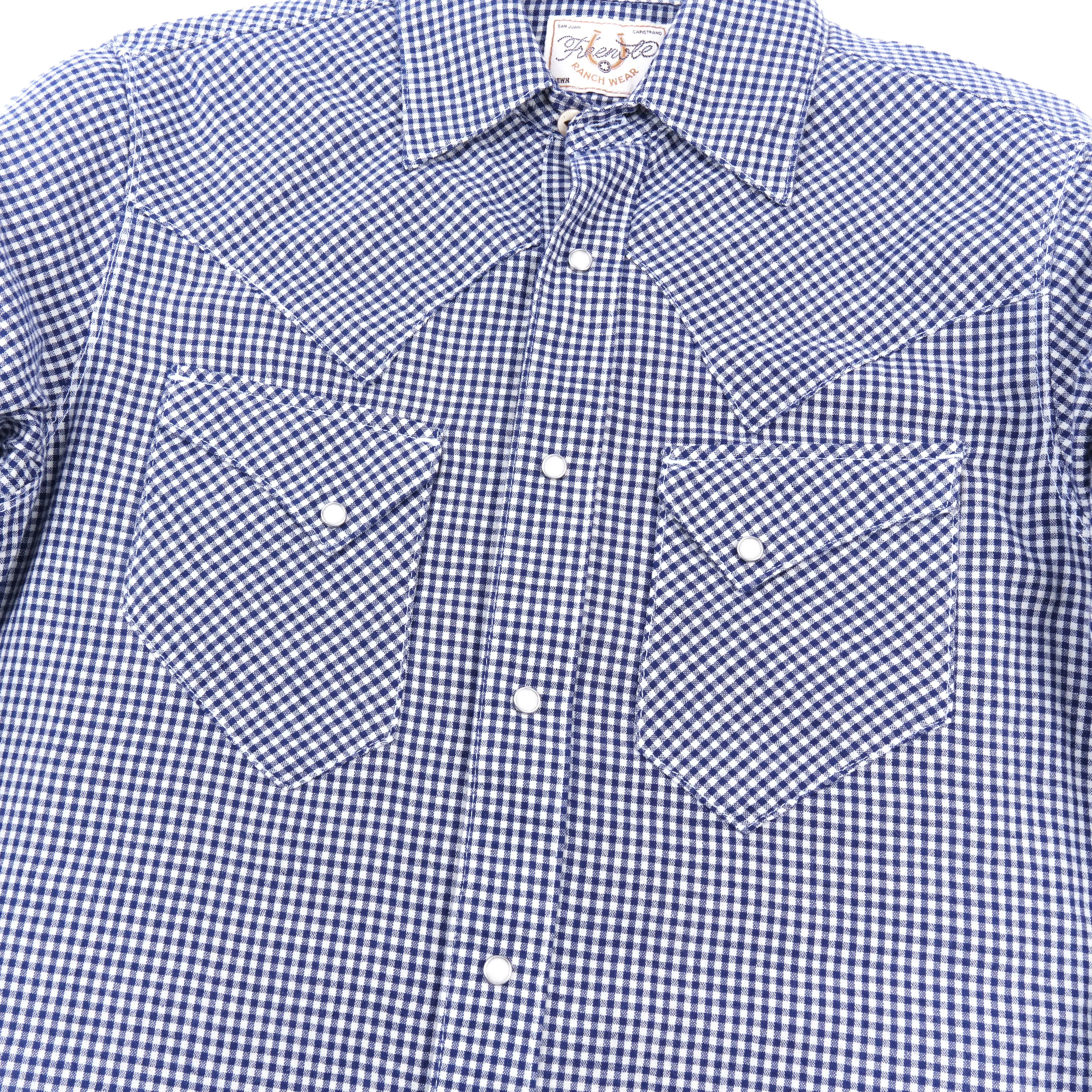 Northfork SS Blue Gingham sold by Freenote Cloth product image thumbnail 4