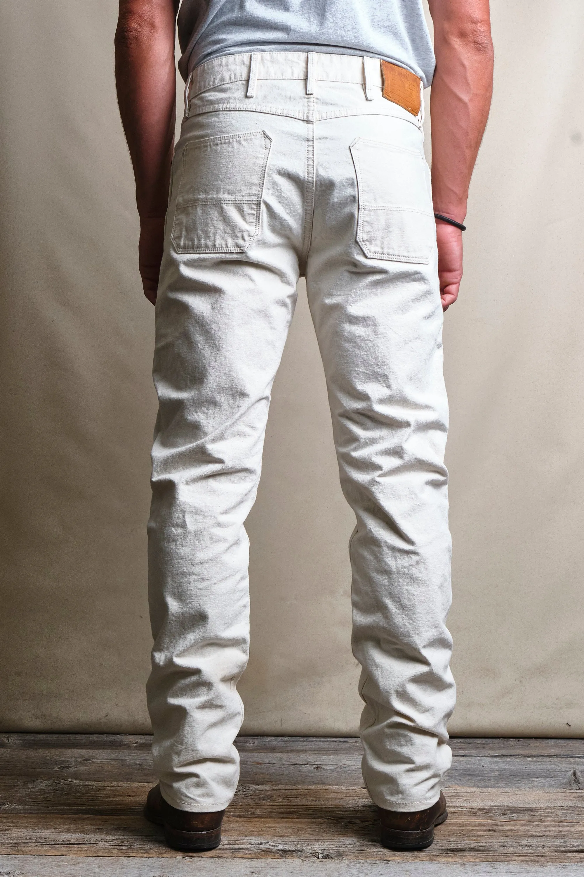 Wilkes Western 11 Ounce Natural Rinsed Canvas sold by Freenote Cloth product image thumbnail 5