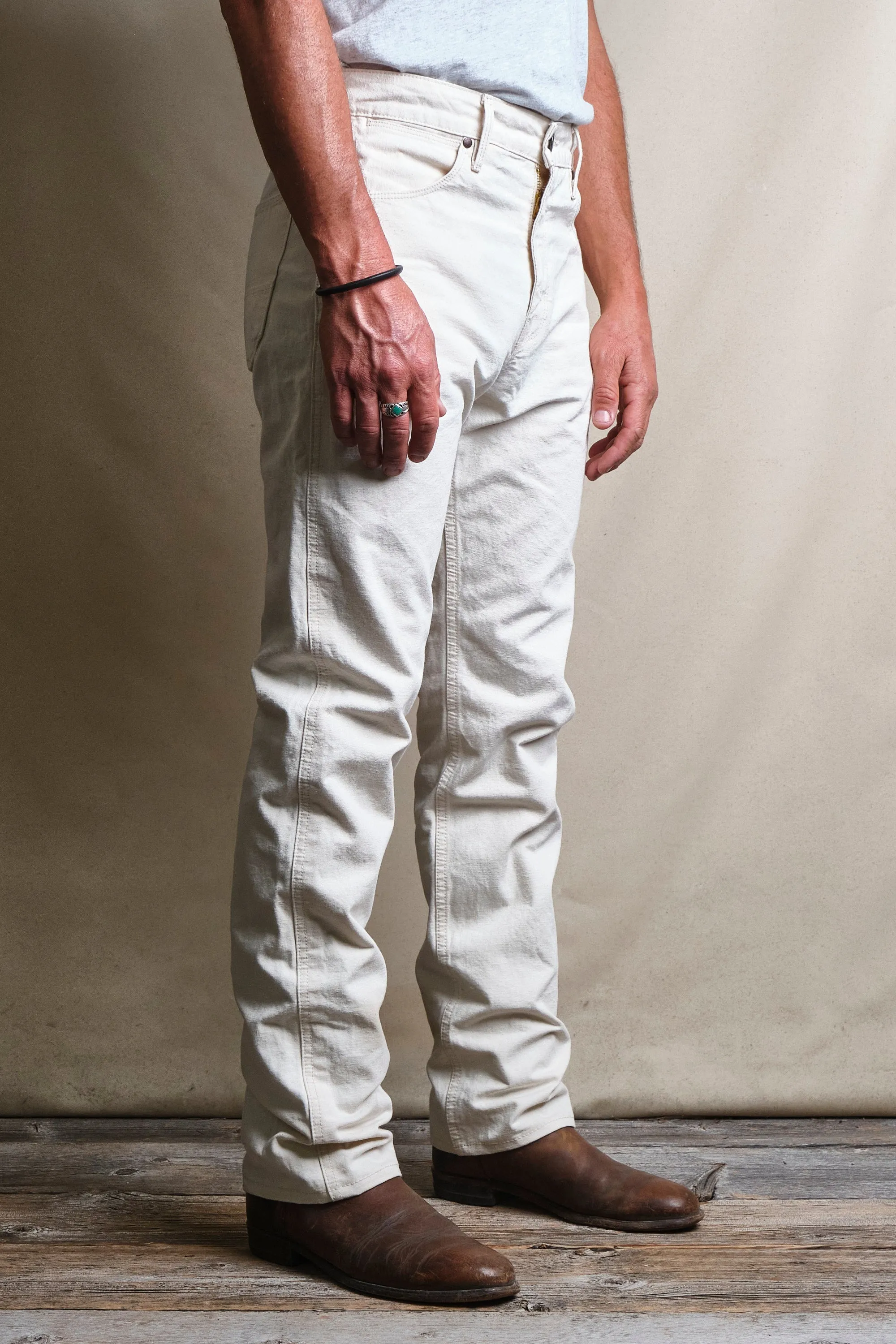 Wilkes Western 11 Ounce Natural Rinsed Canvas sold by Freenote Cloth product image thumbnail 3