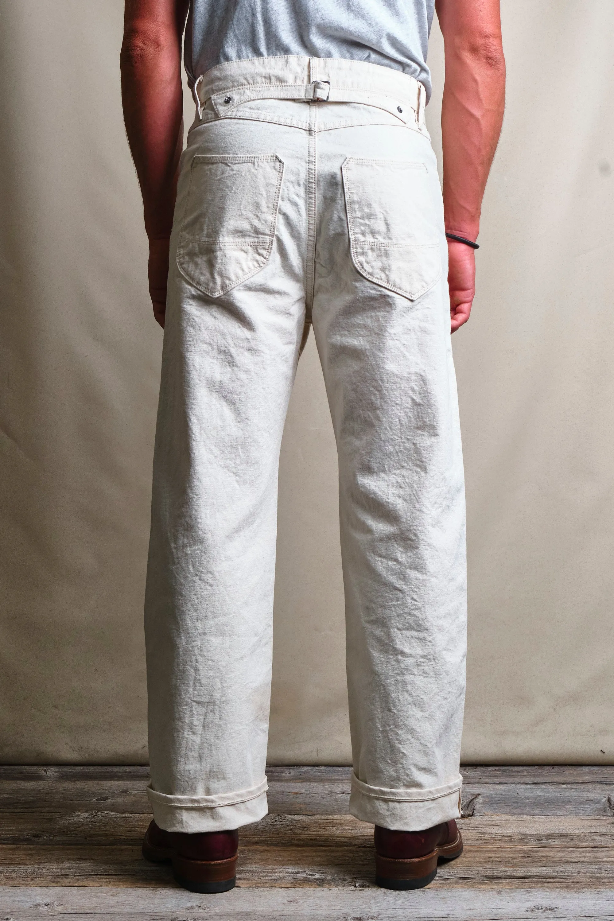 Modesto Buckleback 11 Ounce Natural Rinsed Canvas sold by Freenote Cloth product image thumbnail 5