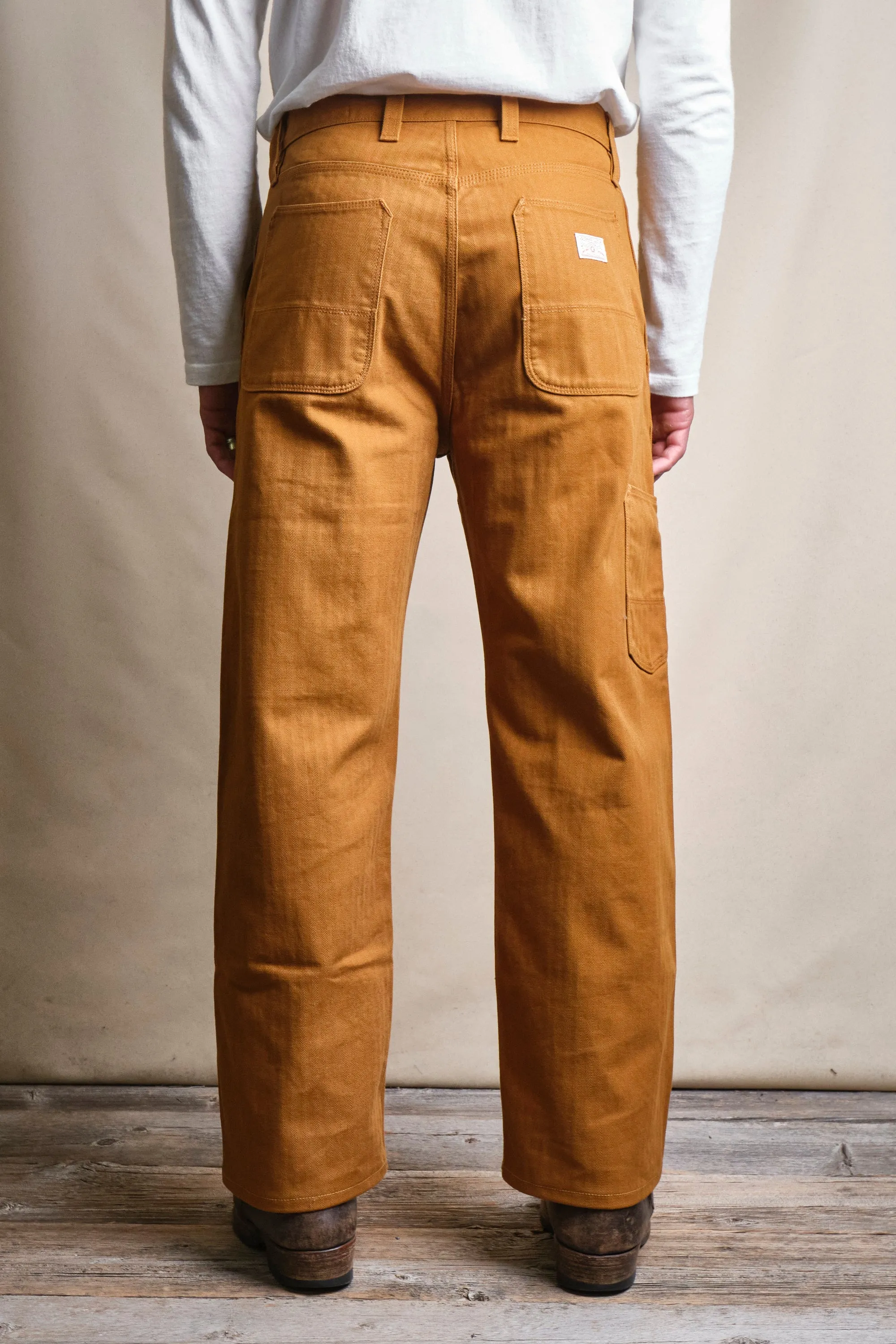 Ortega Pant 13 Ounce Rust Herringbone sold by Freenote Cloth product image thumbnail 4