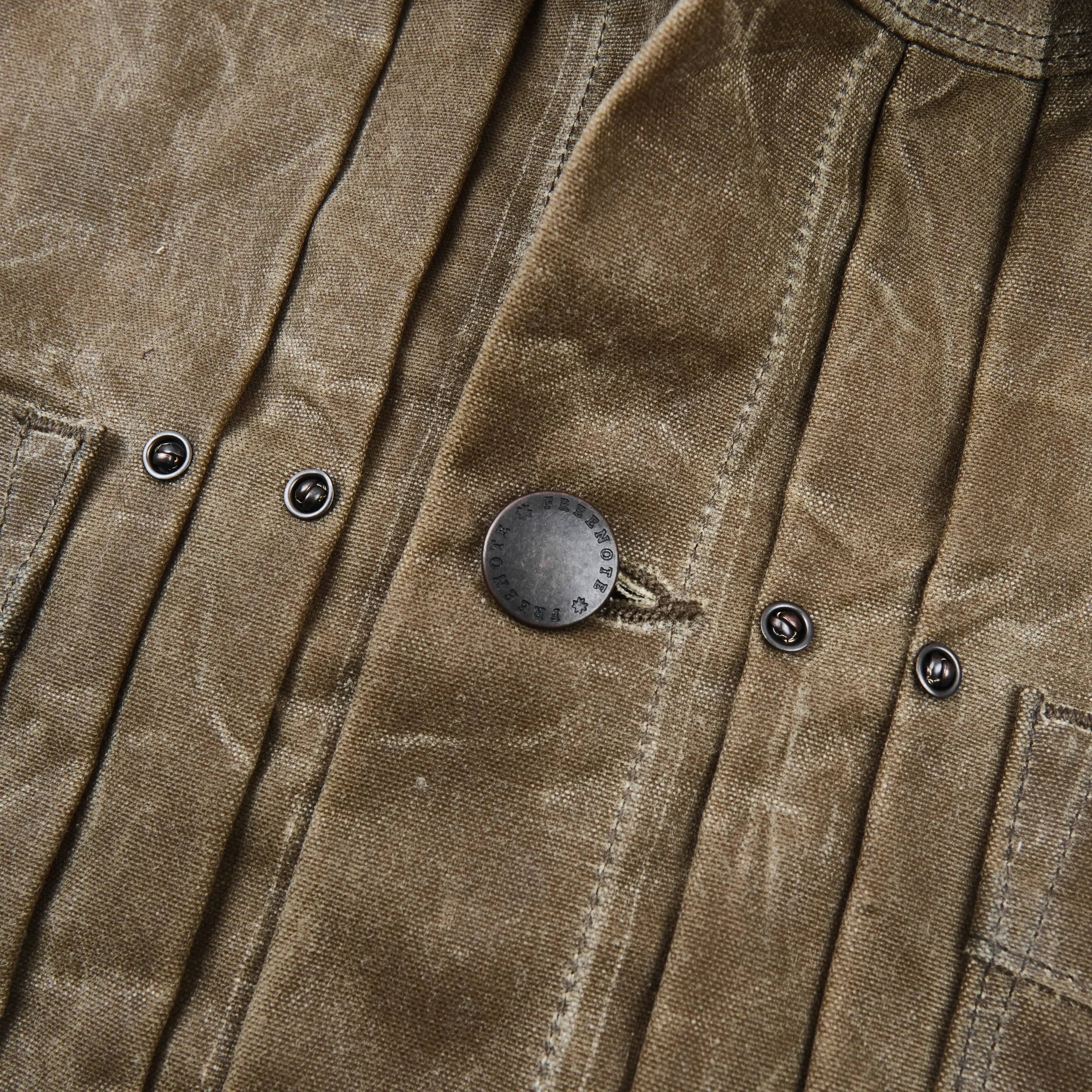 Riders Jacket Waxed Canvas Tobacco Brown Interior sold by Freenote Cloth product image thumbnail 5