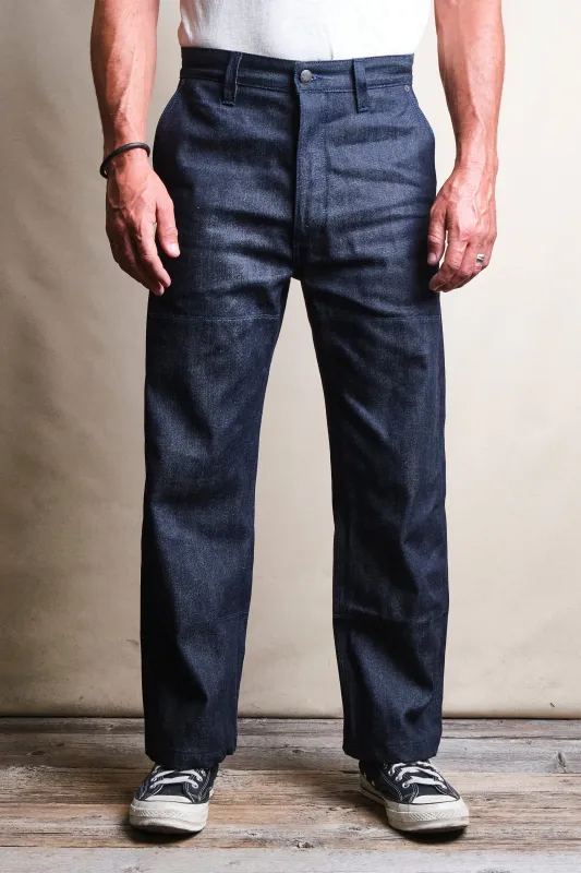 Ortega Pant 11 Ounce Indigo Denim made by Freenote Cloth