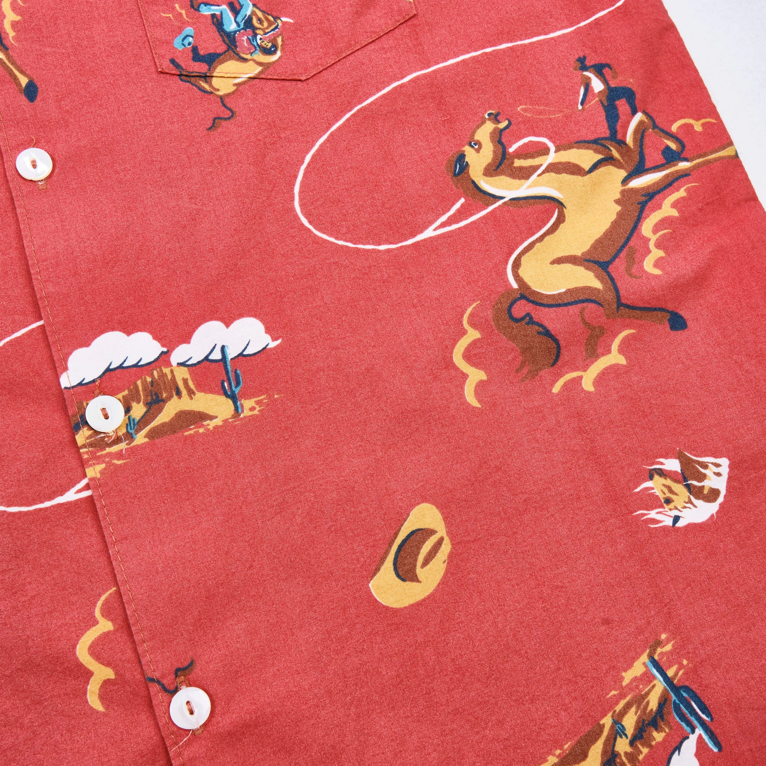 Hawaiian Orange Cowboy sold by Freenote Cloth product image thumbnail 5