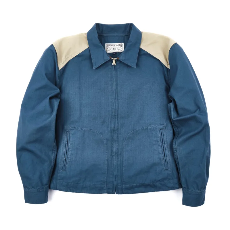 Cayucos Jacket Dusty Blue made by Freenote Cloth