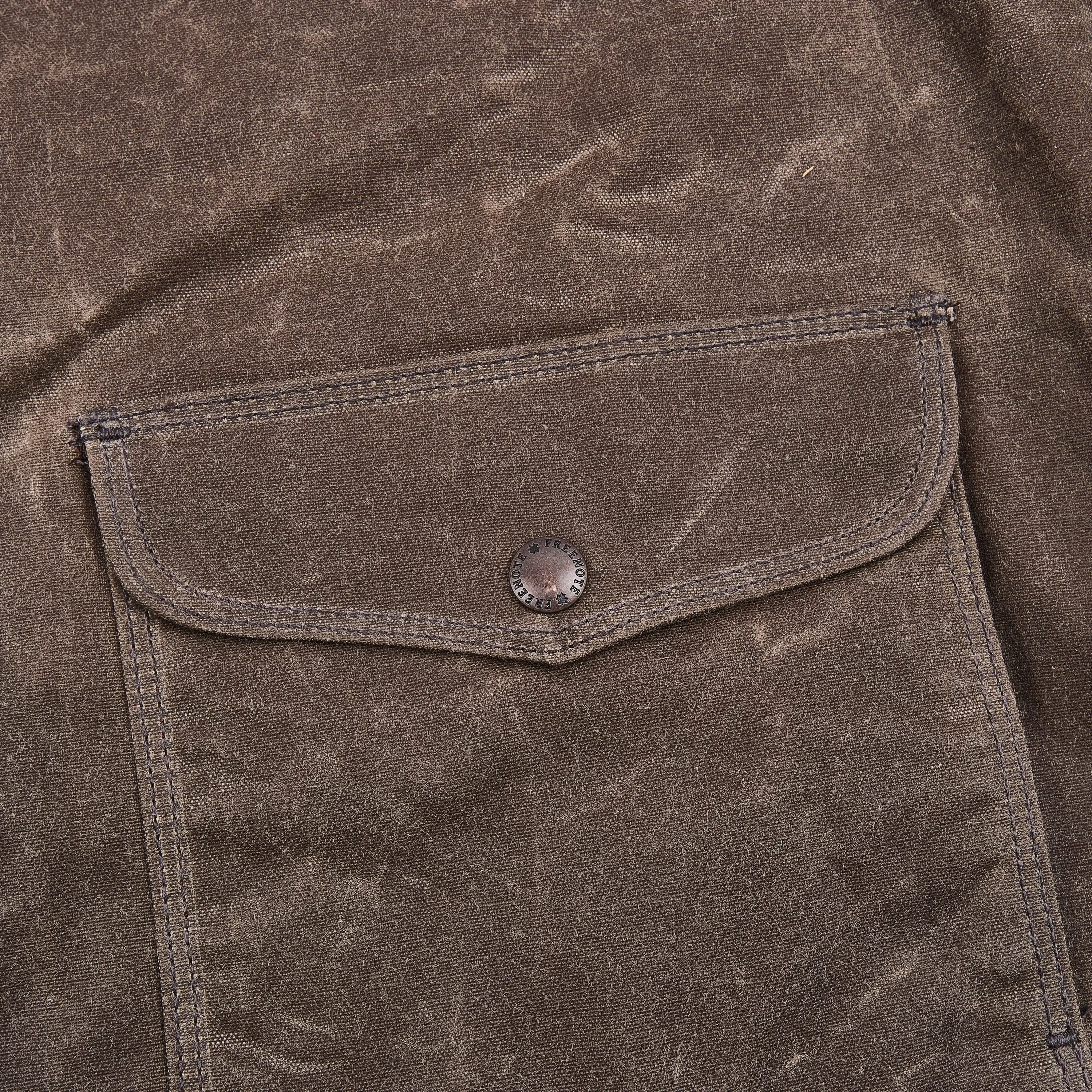Faro Jacket 10 Ounce Oak Waxed Canvas sold by Freenote Cloth product image thumbnail 5