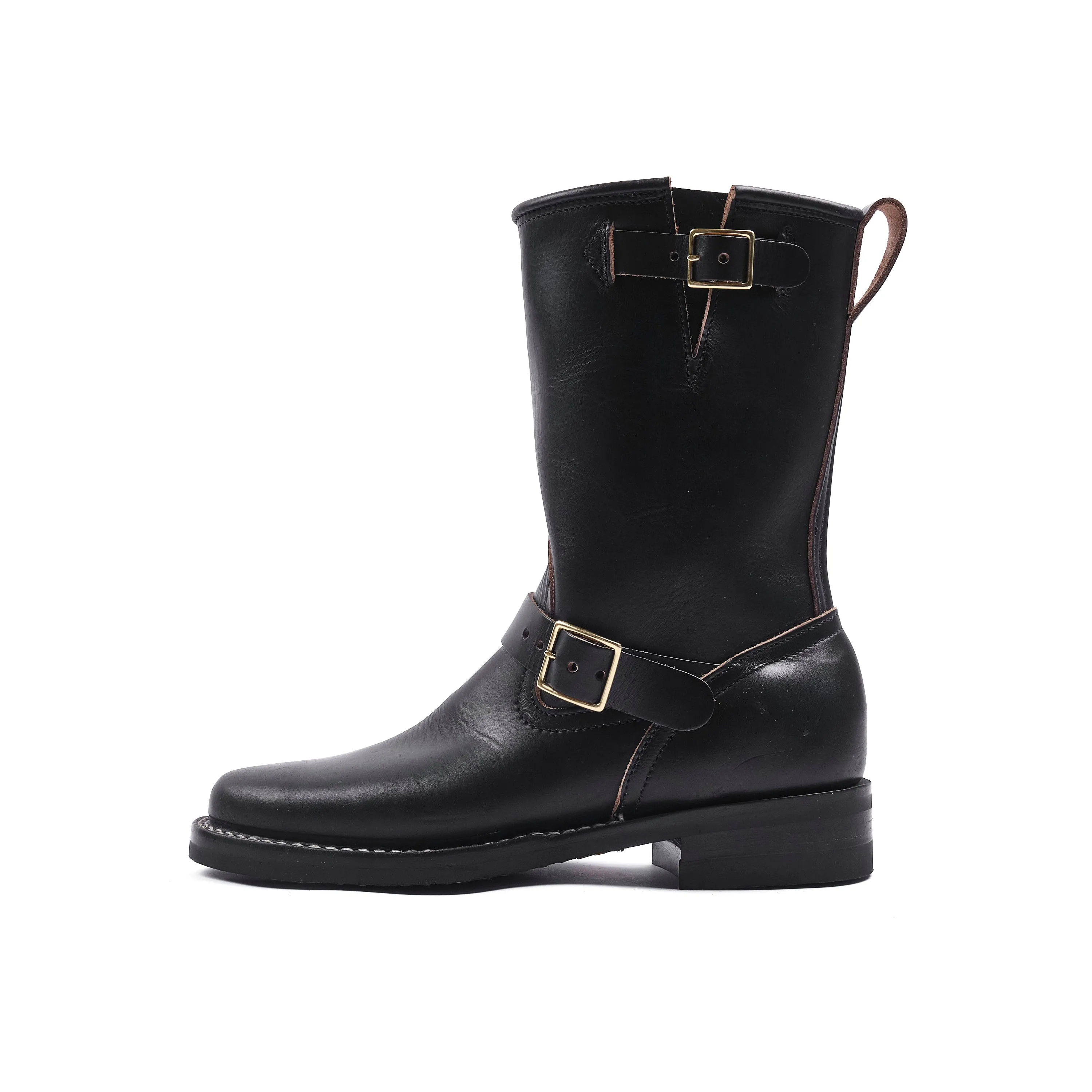 NICKS BOOTS - THE BRAKEMAN 1925 ENGINEER - HORWEEN BLACK CHROMEXCEL sold by Freenote Cloth product image thumbnail 4