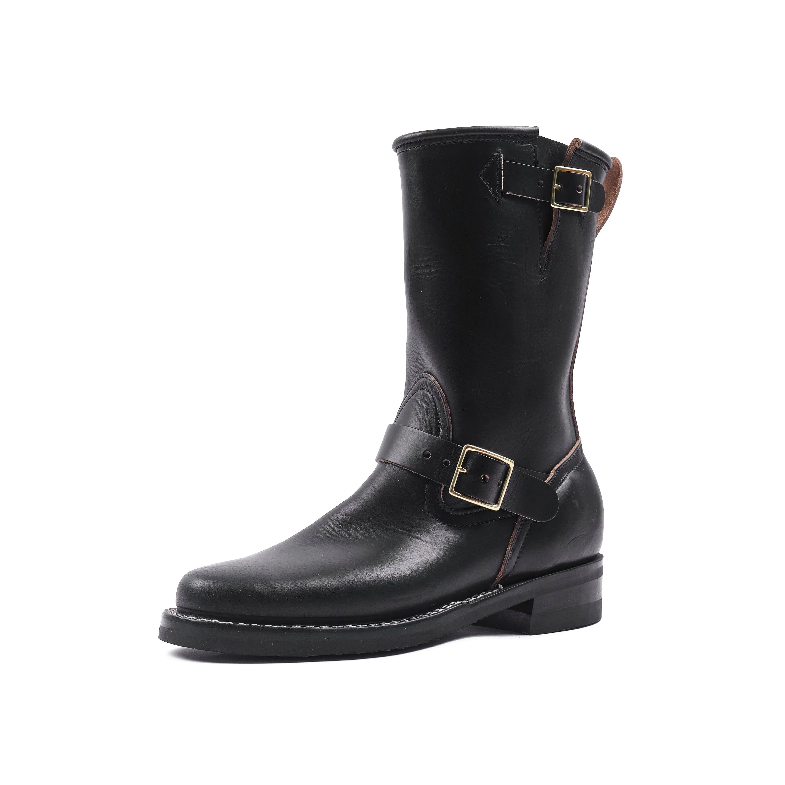 NICKS BOOTS - THE BRAKEMAN 1925 ENGINEER - HORWEEN BLACK CHROMEXCEL sold by Freenote Cloth product image thumbnail 3