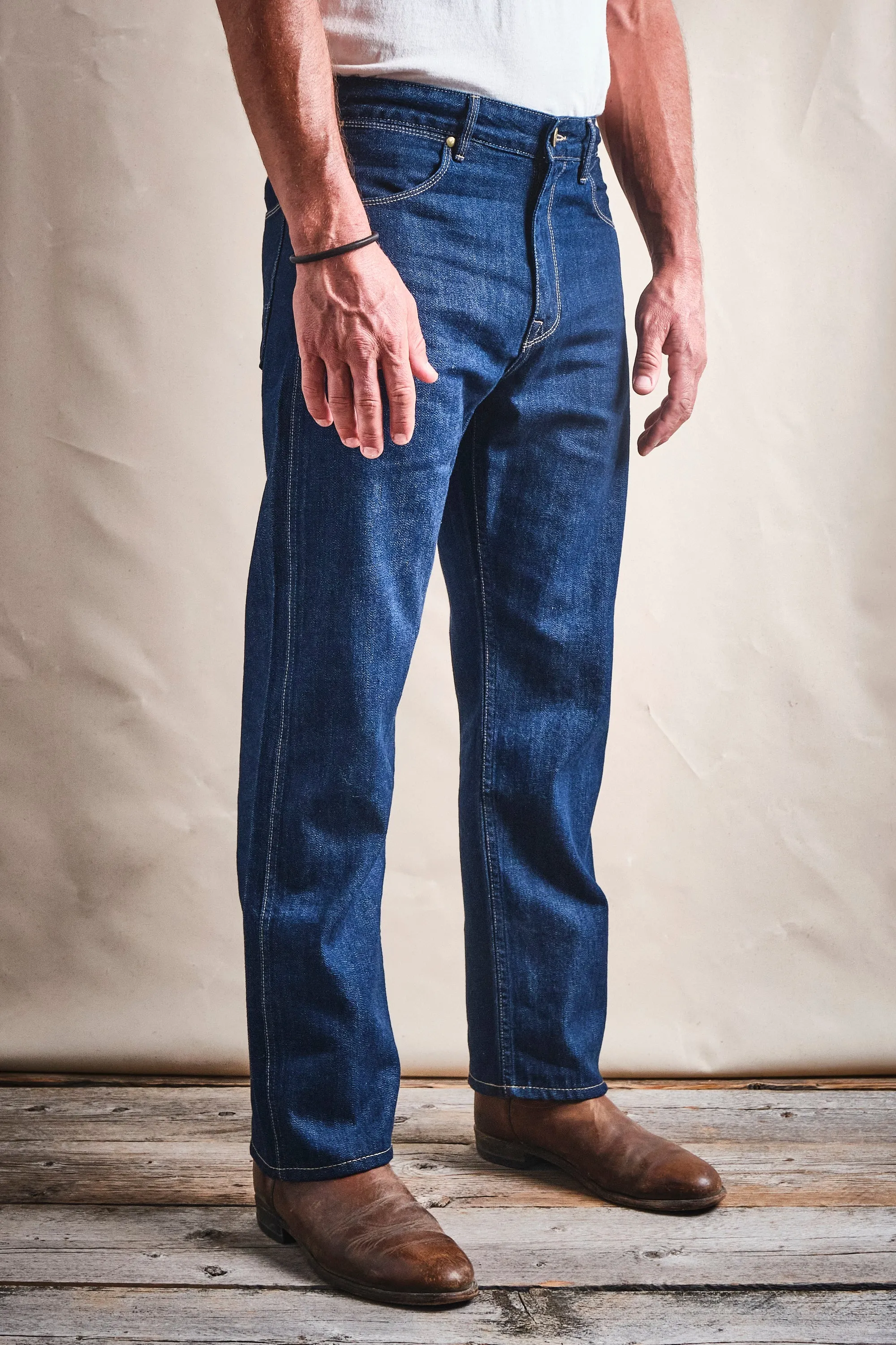 Wilkes Western 11 Ounce Memphis Blue Rinsed sold by Freenote Cloth product image thumbnail 3