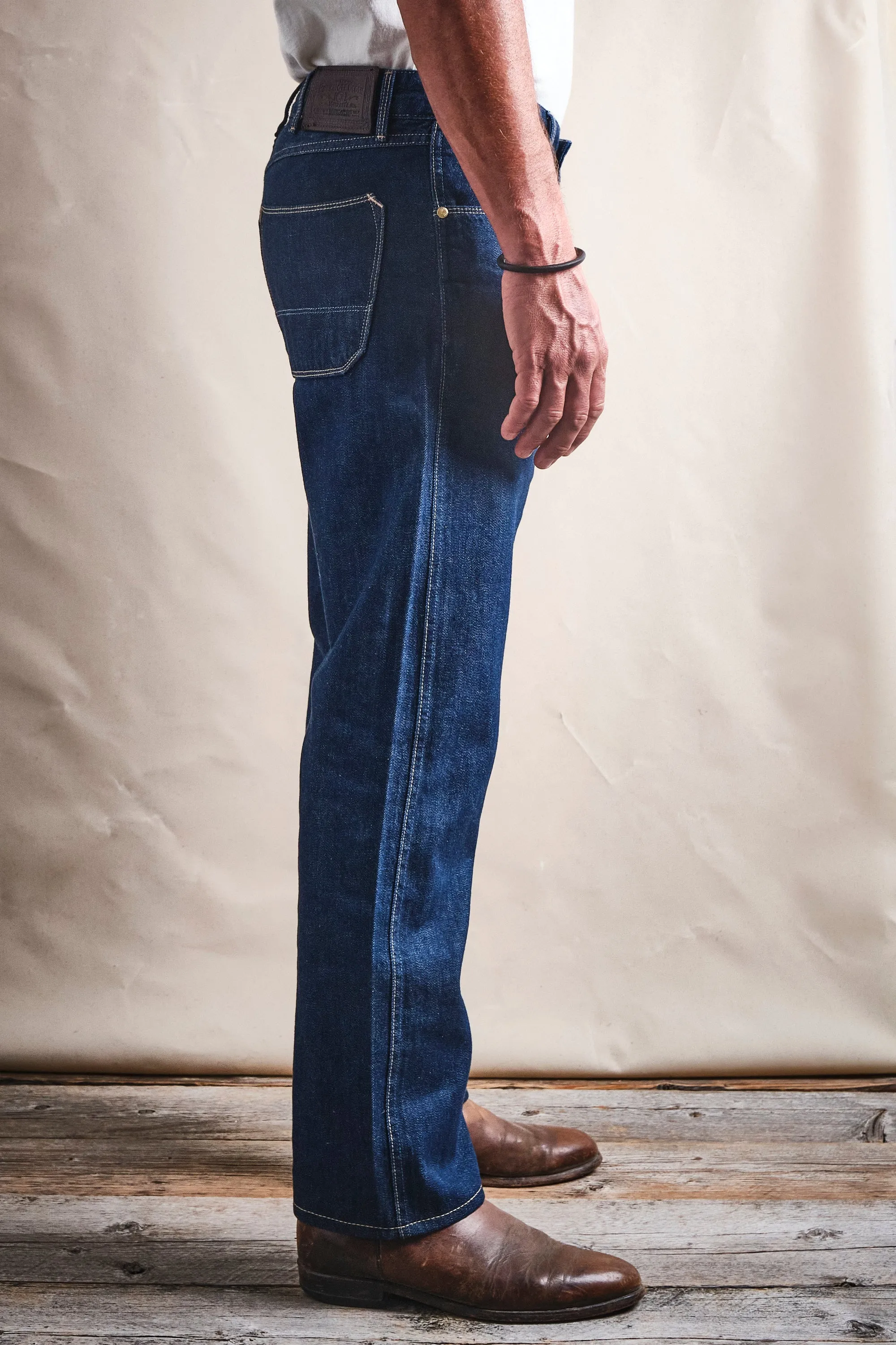 Wilkes Western 11 Ounce Memphis Blue Rinsed sold by Freenote Cloth product image thumbnail 4