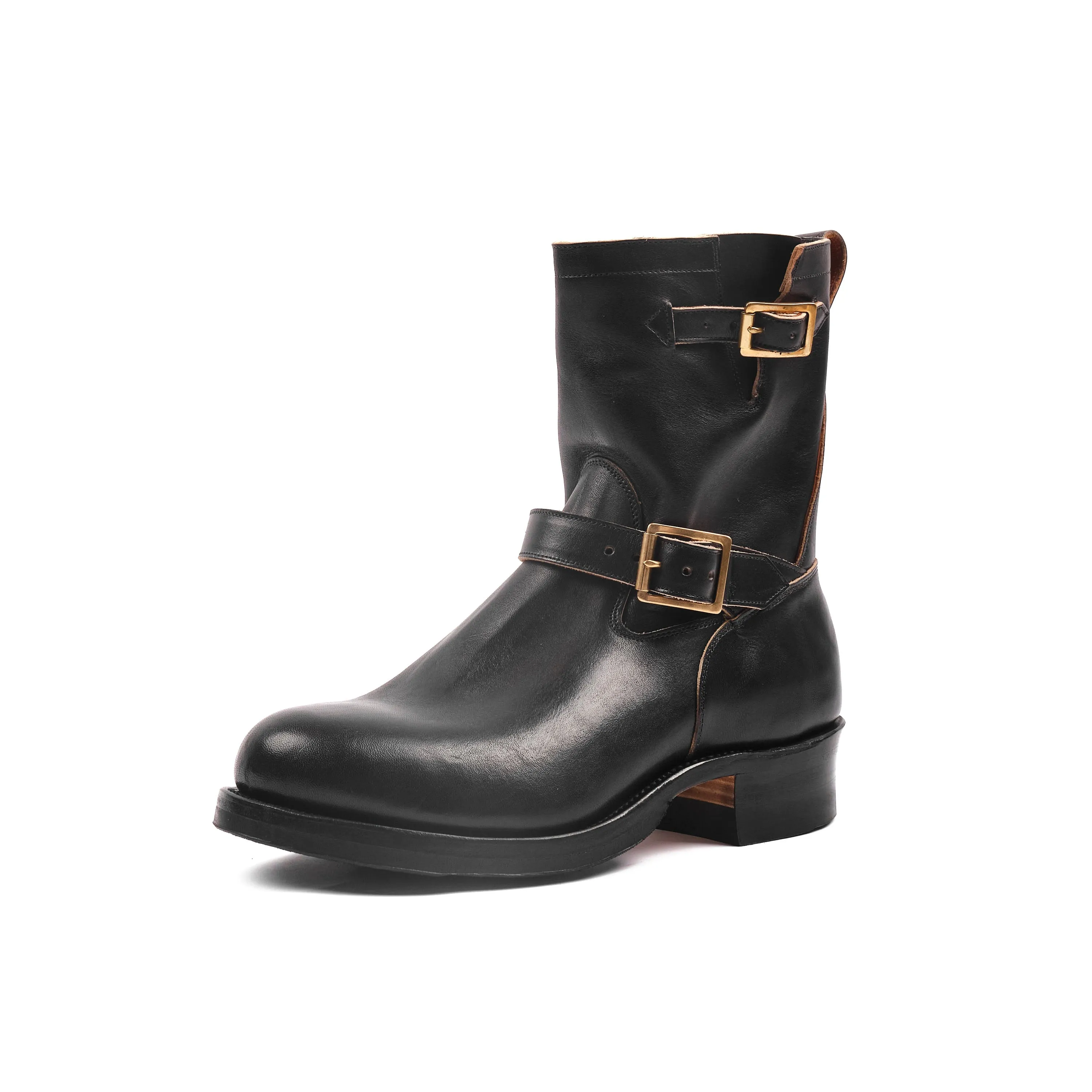 VIBERG ENGINEER BOOT - 2005 LAST - MARYAM NERO VACCHETTA LUCIDA sold by Freenote Cloth product image thumbnail 3