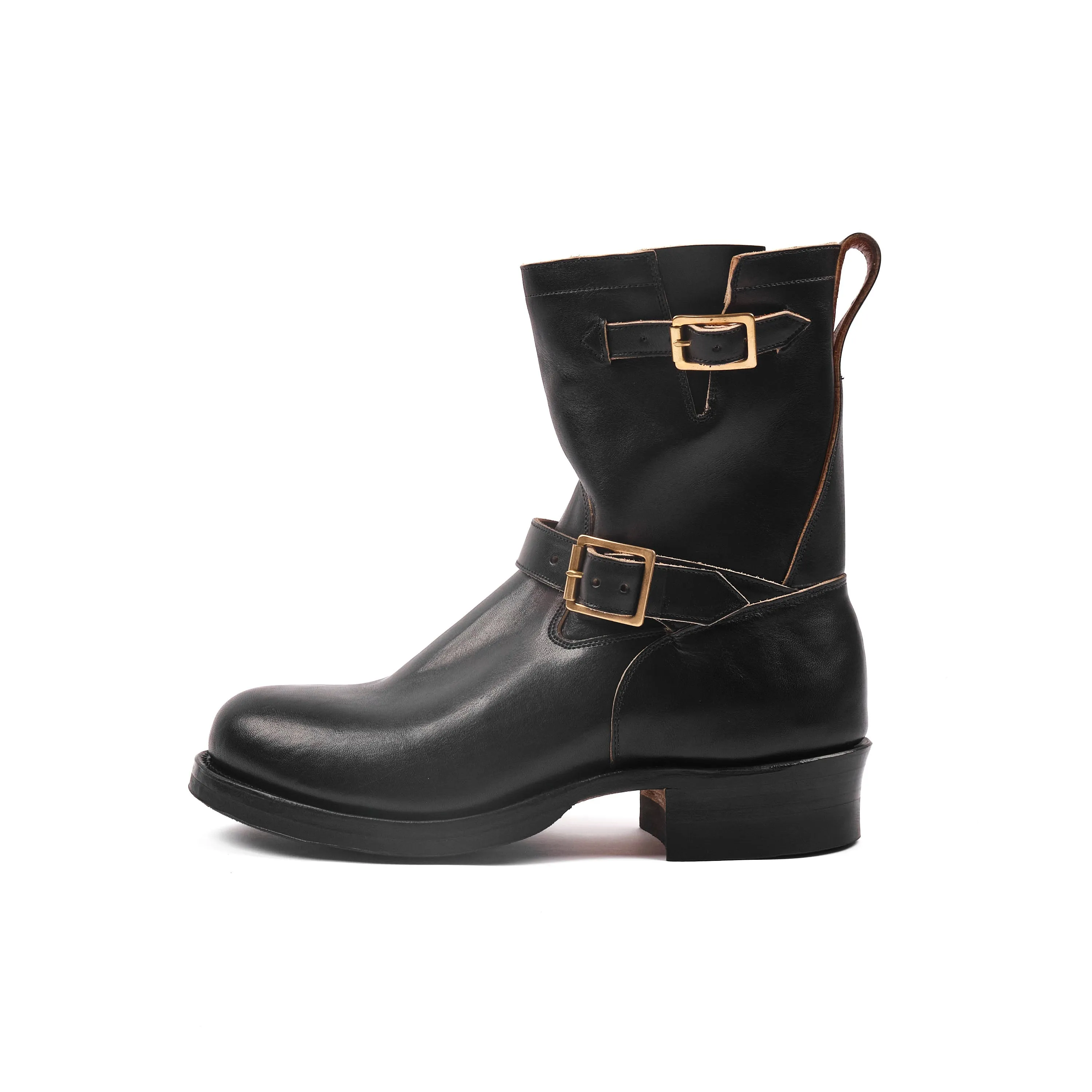 VIBERG ENGINEER BOOT - 2005 LAST - MARYAM NERO VACCHETTA LUCIDA sold by Freenote Cloth product image thumbnail 4