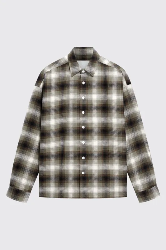 Olive Picnic Flannel Shirt sold by Sangiev