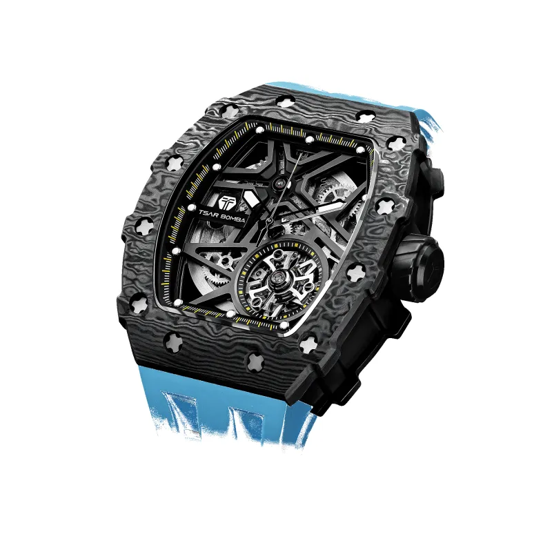 Elemental-Carbon Fiber Automatic Watch TB8209CF(EU) sold by TSAR BOMBA
