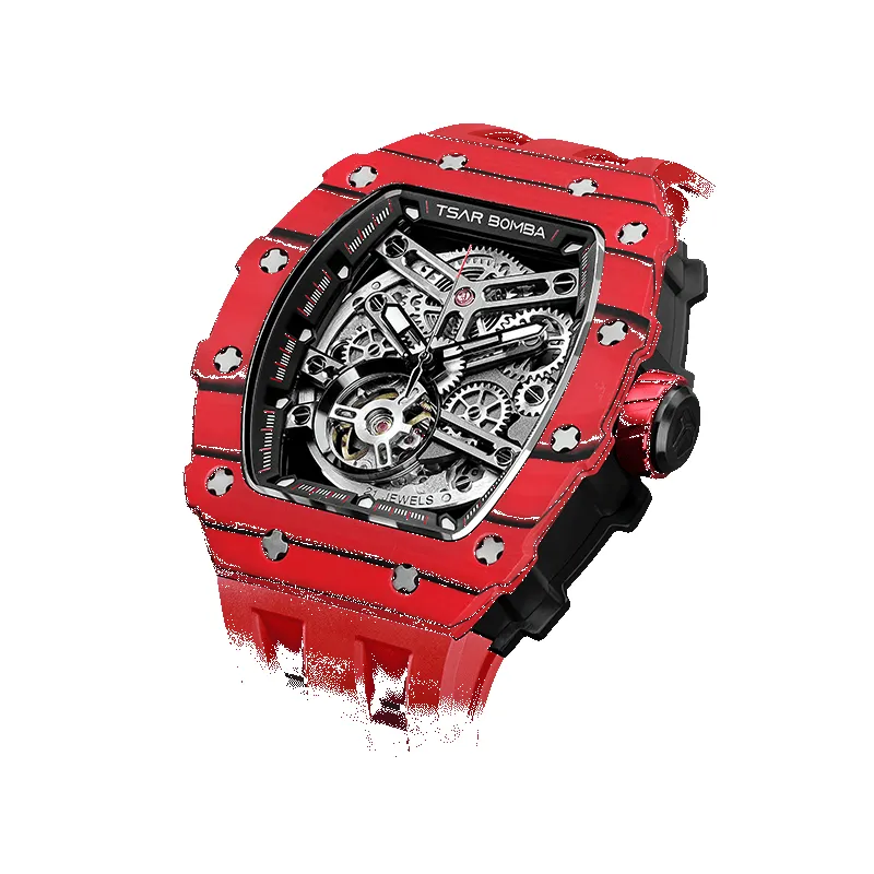 Elemental-Carbon Fiber Automatic Watch TB8208CF(EU) sold by TSAR BOMBA