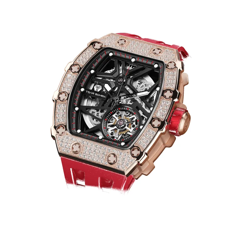 Elemental-Cubic Zirconia Automatic Watch TB8209D（EU） sold by TSAR BOMBA