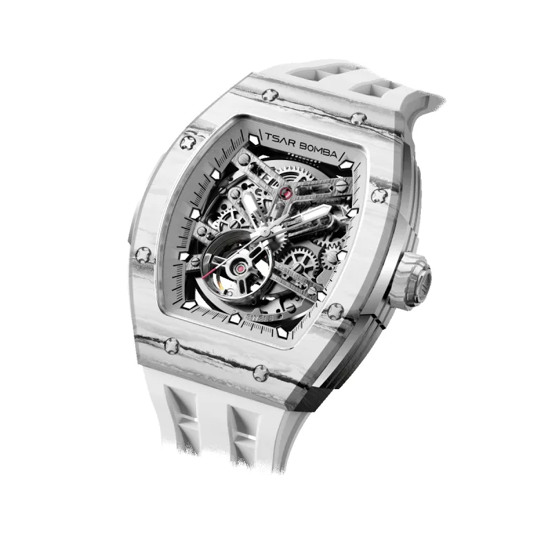 Elemental-Carbon Fiber Automatic Watch TB8228CF sold by TSAR BOMBA
