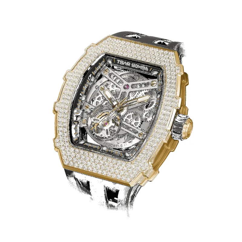 Elemental-Cubic Zirconia Automatic Watch TB8208D sold by TSAR BOMBA