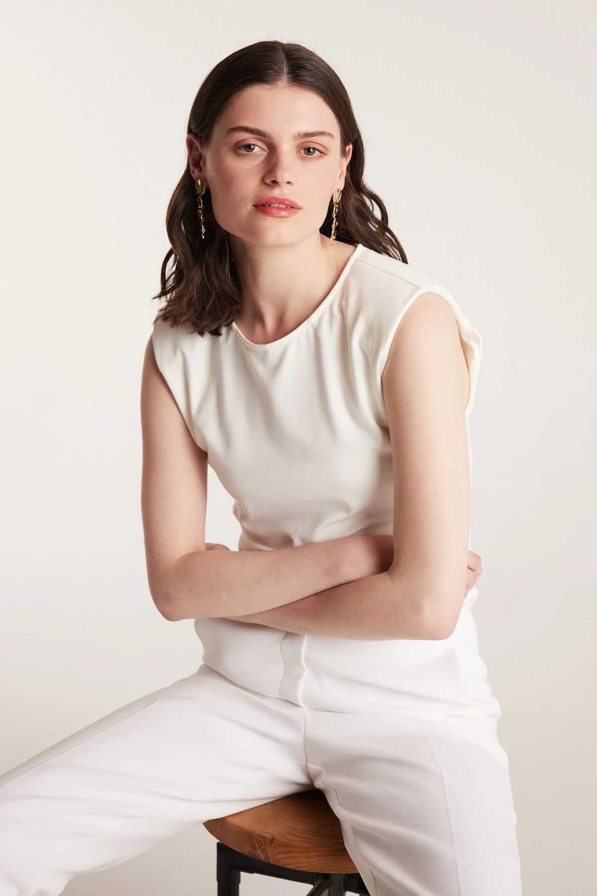 Ponte Top - White sold by Perri Cutten product image thumbnail 5