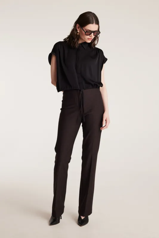 City Stretch Pant - Marle Shiraz sold by Perri Cutten