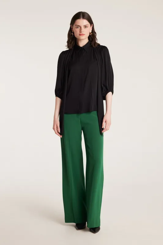 Marina Silk Shirt - Black sold by Perri Cutten