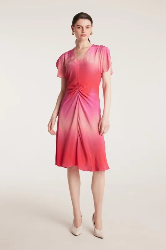 Pink Ombre Dress - Pink/Red sold by Perri Cutten