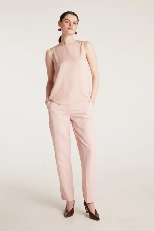 Core Silk Singlet - Pink sold by Perri Cutten