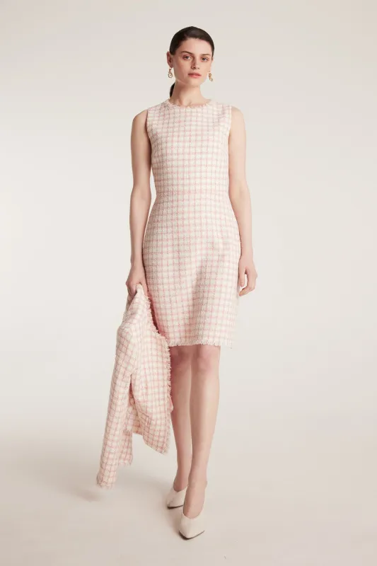 Texture Dress - Pink/Tweed sold by Perri Cutten