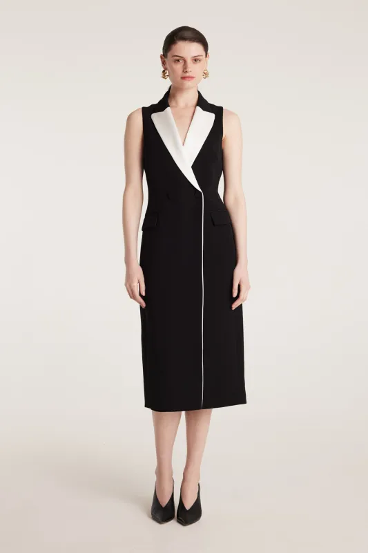 Tuxedo Dress - Black sold by Perri Cutten