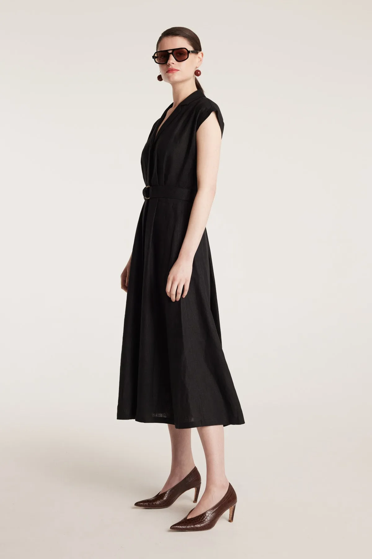 Linen Sundress - Black sold by Perri Cutten product image thumbnail 3