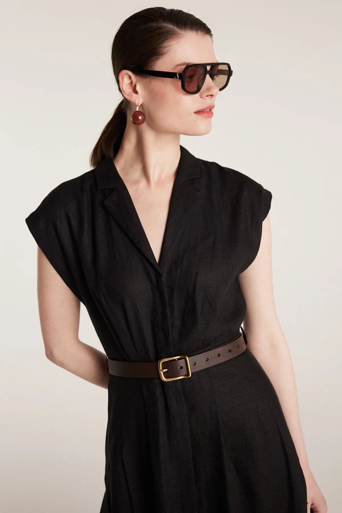 Linen Sundress - Black sold by Perri Cutten product image thumbnail 2