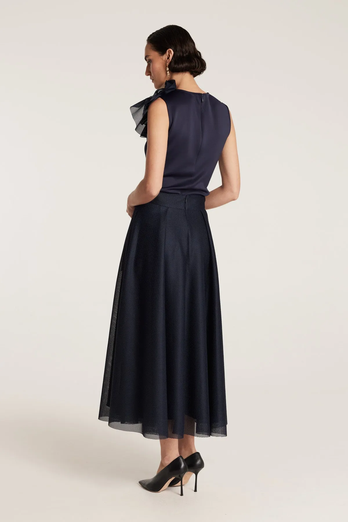 Rosette Top - Navy sold by Perri Cutten product image thumbnail 4