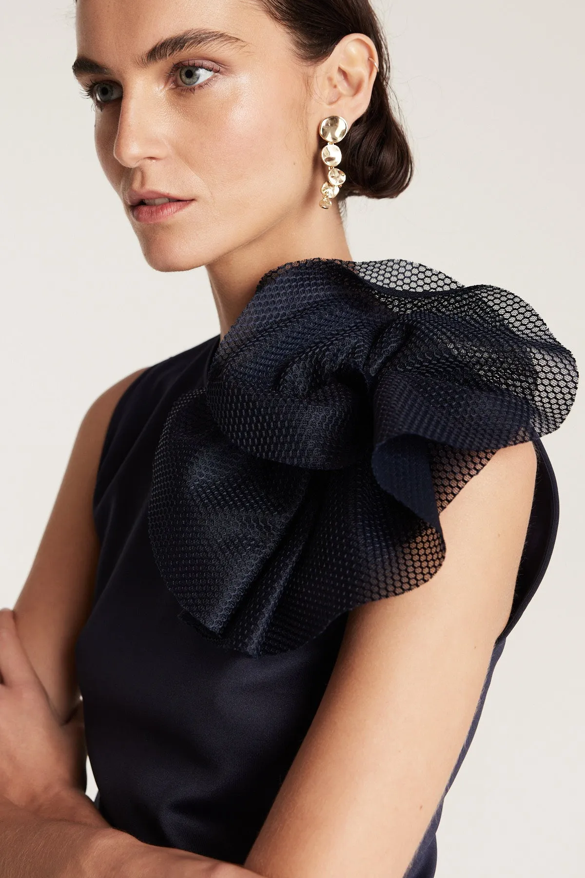 Rosette Top - Navy sold by Perri Cutten product image thumbnail 5