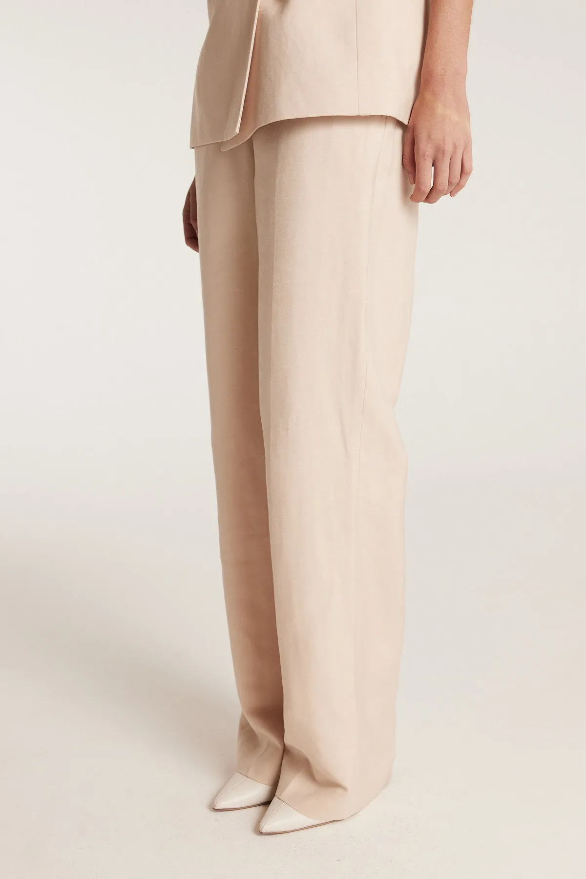 Skye Linen Pant - Neutral sold by Perri Cutten product image thumbnail 2