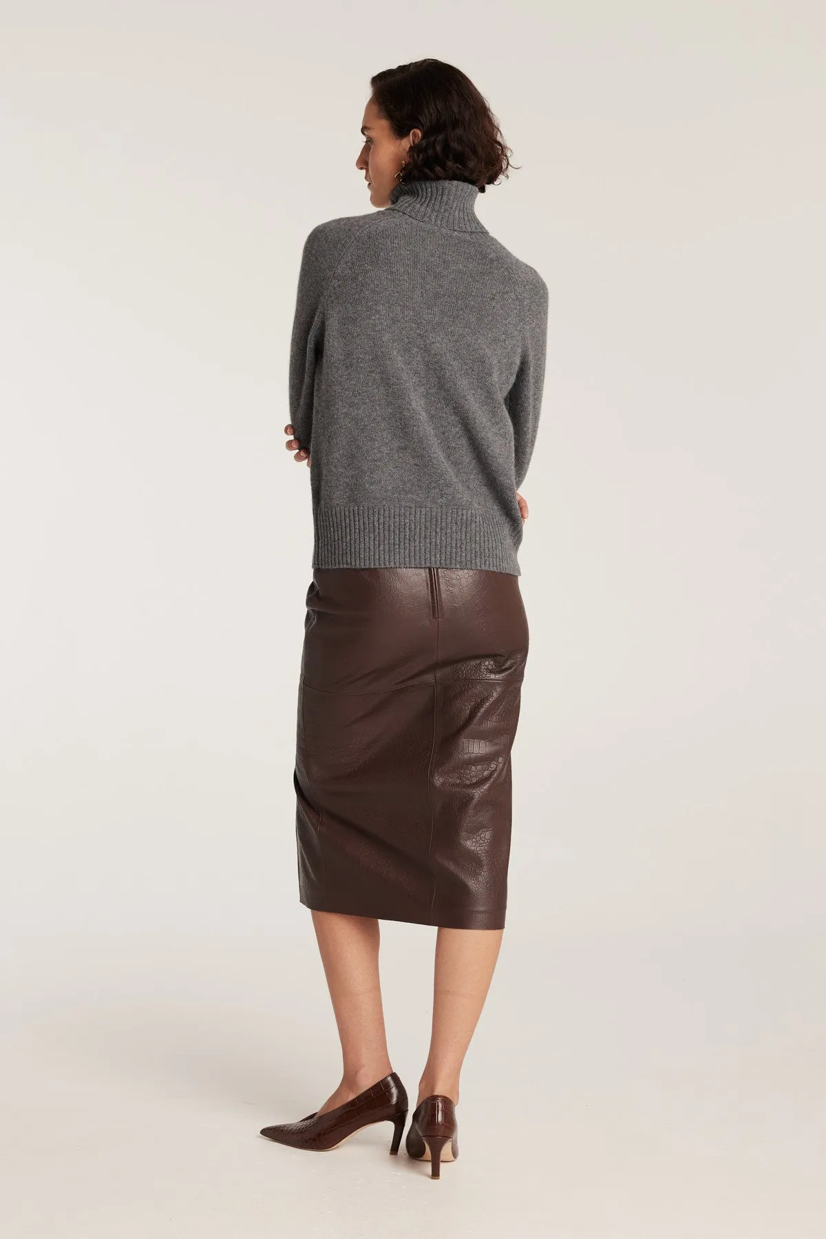 Cashmere Jumper - Charcoal sold by Perri Cutten product image thumbnail 5