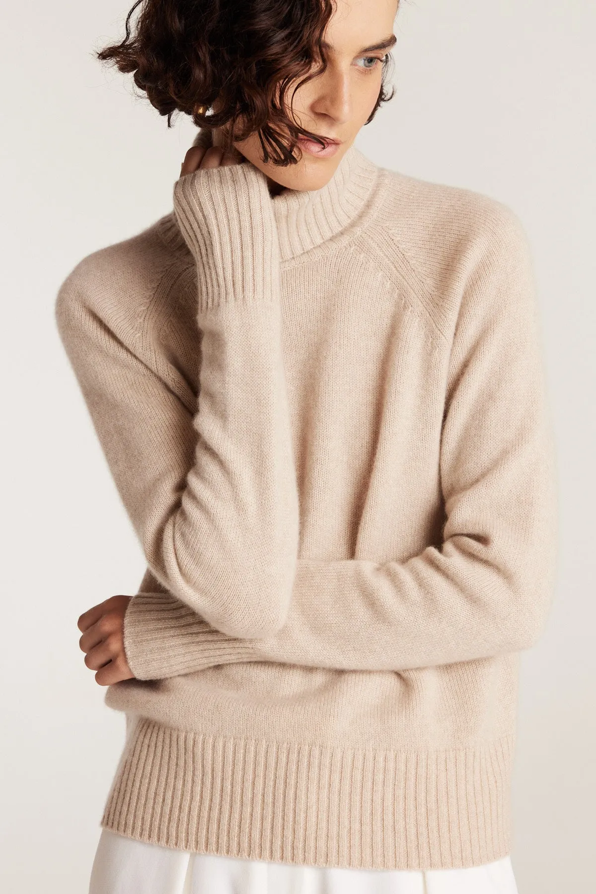 Cashmere Jumper - Biscuit sold by Perri Cutten product image thumbnail 2