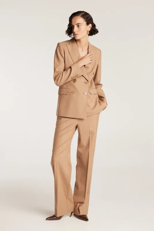 Lea Wool Jacket - Tan sold by Perri Cutten