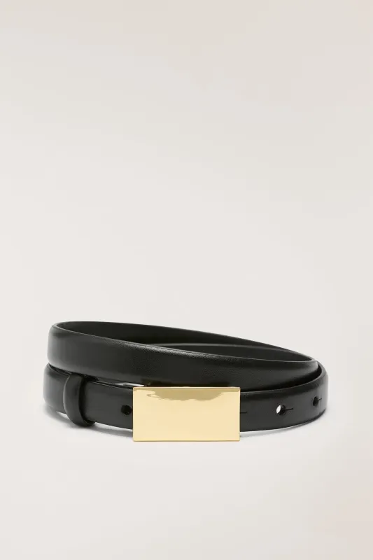 Plate Front Belt - Black sold by Perri Cutten