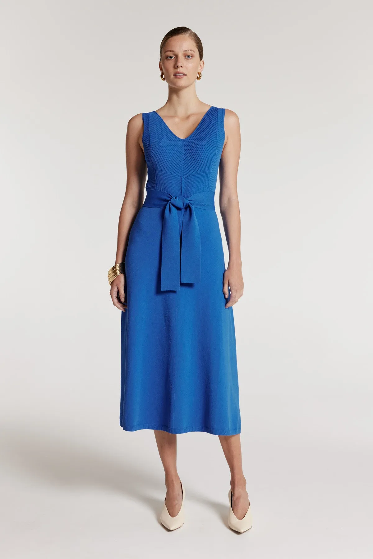 Francesca Knit Dress - Cobalt sold by Perri Cutten