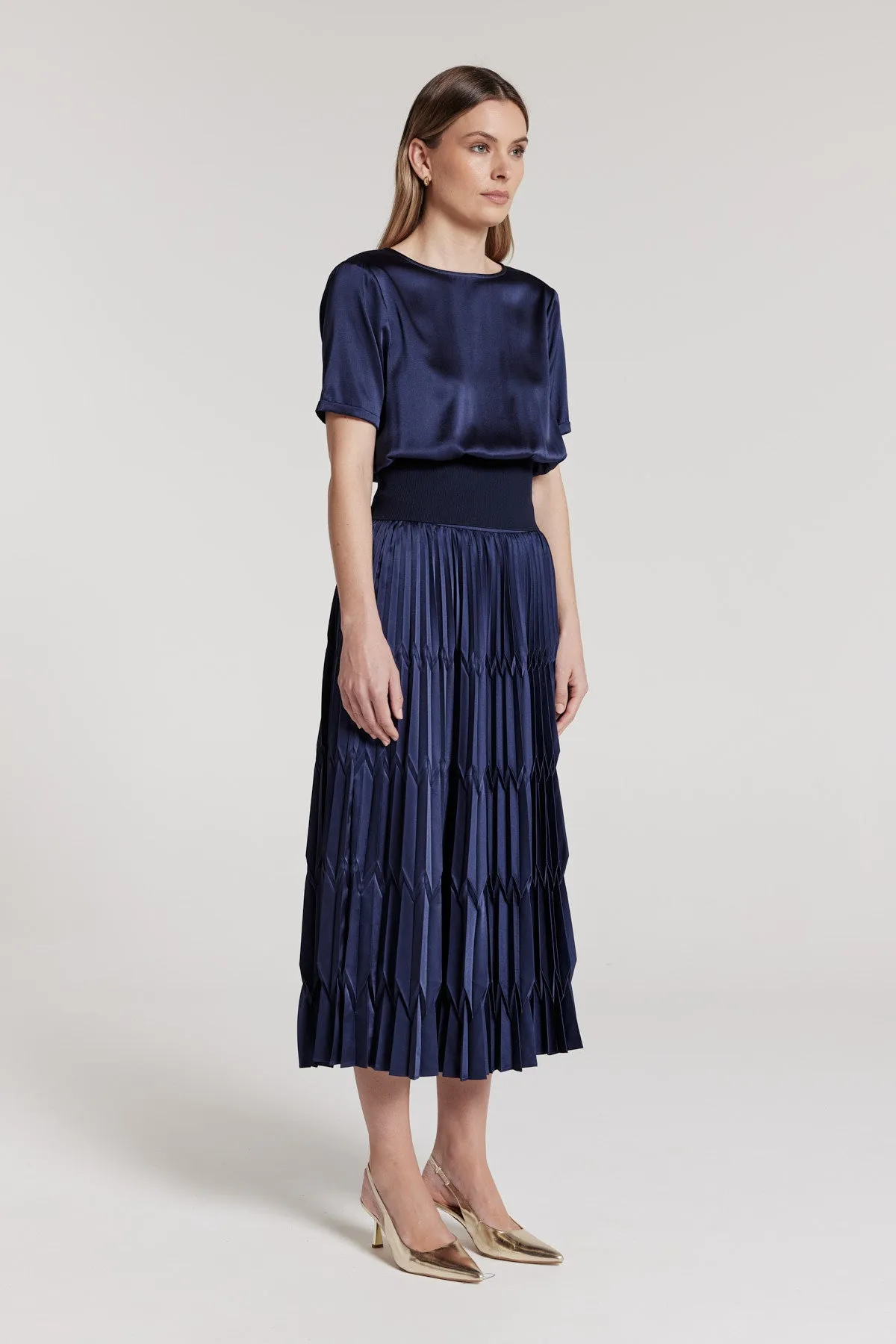 Sonya Skirt - Navy sold by Perri Cutten product image thumbnail 4